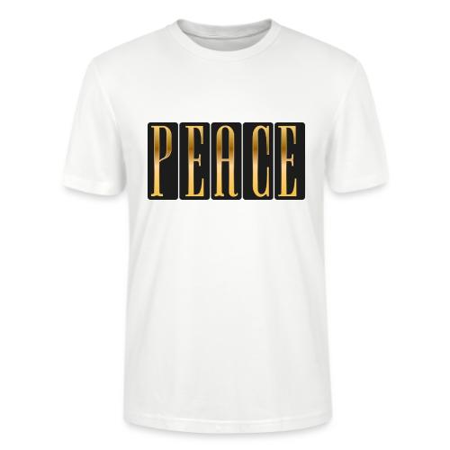 Peace in Gold - Stanley/Stella Crafter Unisex Organic T-Shirt