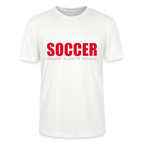 Soccer Grass Cleats Goals Typography Design - Stanley/Stella Crafter Unisex Organic T-Shirt
