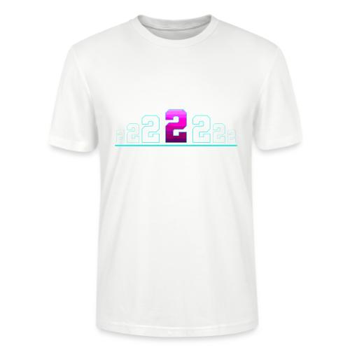 Number 2 in Magenta: Varsity Font - Stanley/Stella Crafter Unisex Organic T-Shirt