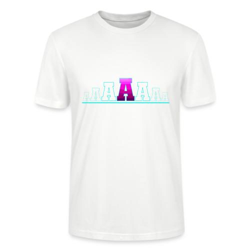 Letter A – Capital Varsity Alphabet Monogram - Stanley/Stella Crafter Unisex Organic T-Shirt