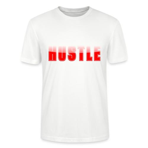 HUSTLE Bold Red Motivational Typography Design - Stanley/Stella Crafter Unisex Organic T-Shirt