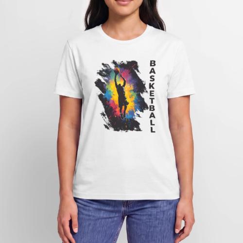 High Energy Basketball Paint Splatter Art - Stanley/Stella Crafter Unisex Organic T-Shirt