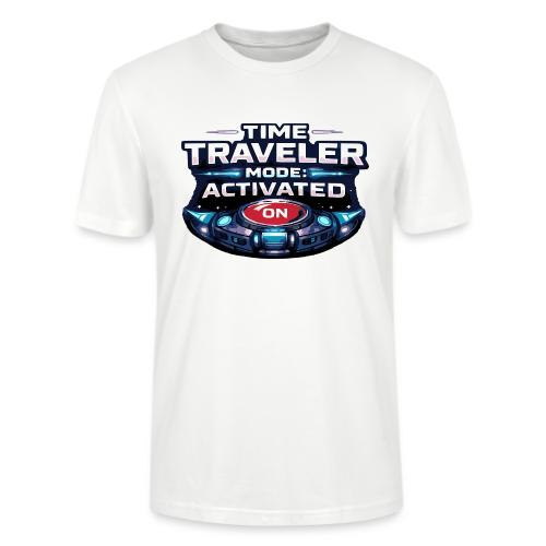 Time Traveler Mode – Futuristic Neon Sci-Fi Tee - Stanley/Stella Crafter Unisex Organic T-Shirt