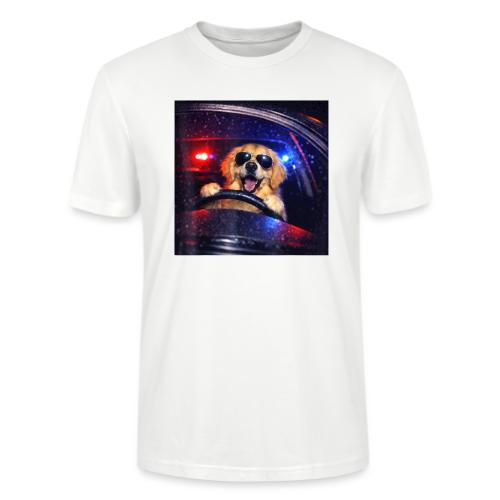 Funny Police Golden Retriever Meme Tee - Stanley/Stella Crafter Unisex Organic T-Shirt