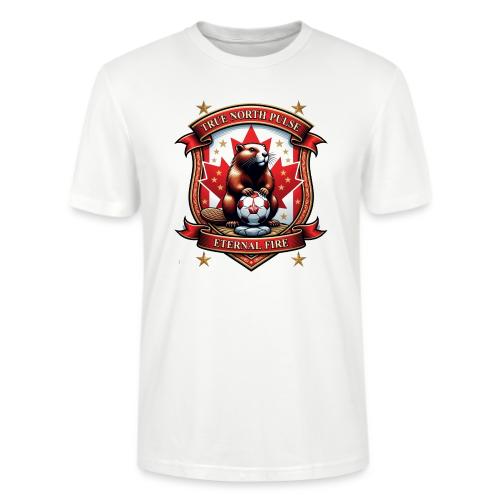 Canada Beaver Crest T-Shirt, Pride Badge Gift - Stanley/Stella Crafter Unisex Organic T-Shirt
