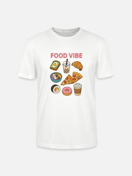 Food vibe - Stanley/Stella Crafter Unisex Organic T-Shirt - white
