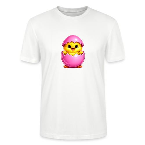 Easter Chick Pink - Stanley/Stella Crafter Unisex Organic T-Shirt