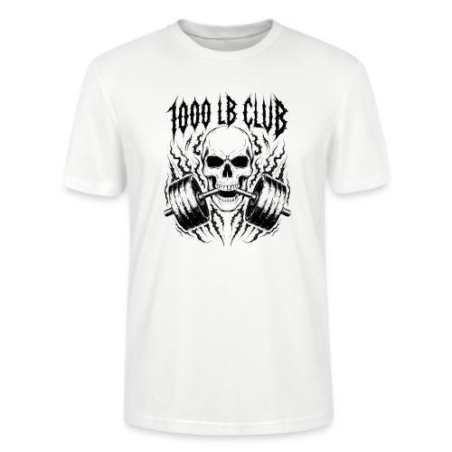 1000 LB Club Skull Barbell Powerlif - Stanley/Stella Crafter Unisex Organic T-Shirt