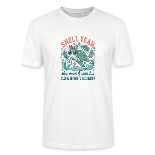 Shell Yeah Sea Turtle Beach Vibes - Stanley/Stella Crafter Unisex Organic T-Shirt