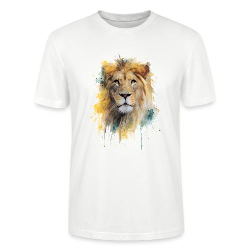 Watercolor Lion Portrait - Stanley/Stella Crafter Unisex Organic T-Shirt