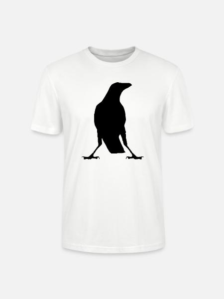 Raven - Stanley/Stella Crafter Unisex Organic T-Shirt - white