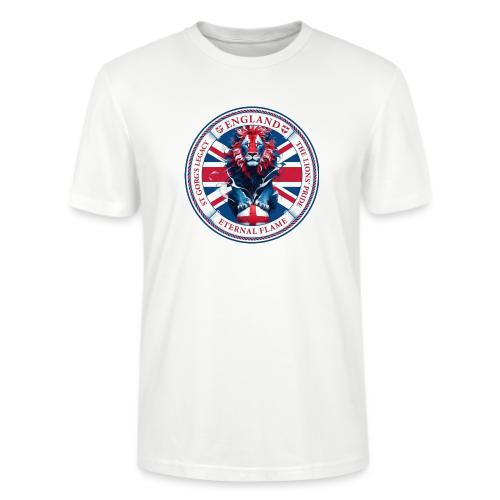 England Lion Emblem T Shirt, Flag Pride Gift - Stanley/Stella Crafter Unisex Organic T-Shirt