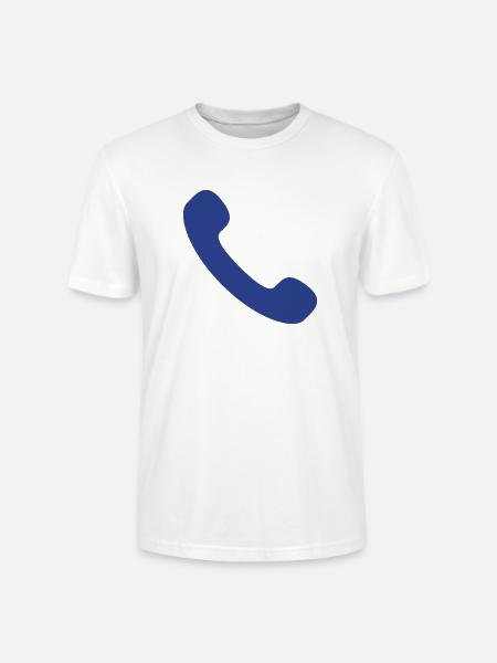 phone - Stanley/Stella Crafter Unisex Organic T-Shirt - white