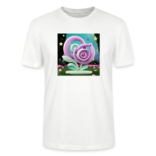 Lila Bloom | Double Floral Eco-Inspired Art - Stanley/Stella Crafter Unisex Organic T-Shirt