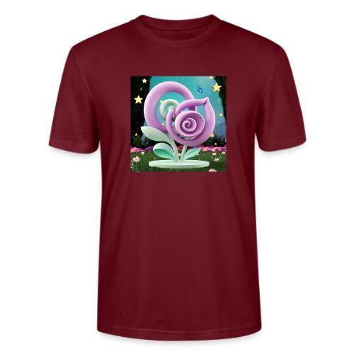 Lila Bloom | Double Floral Eco-Inspired Art - Stanley/Stella Crafter Unisex Organic T-Shirt