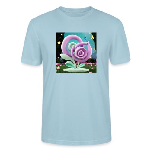 Lila Bloom | Double Floral Eco-Inspired Art - Stanley/Stella Crafter Unisex Organic T-Shirt