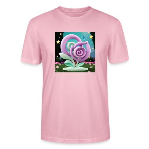 Lila Bloom | Double Floral Eco-Inspired Art - Stanley/Stella Crafter Unisex Organic T-Shirt