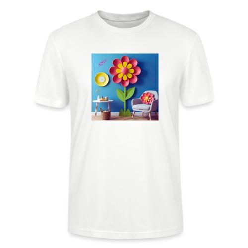 Flower design and harmony of environmental well-be - Stanley/Stella Crafter Unisex Organic T-Shirt