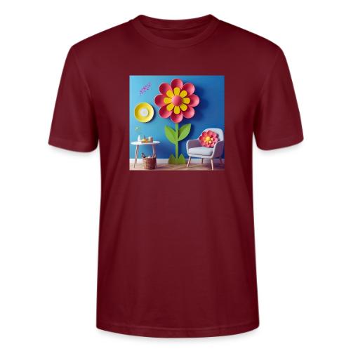 Flower design and harmony of environmental well-be - Stanley/Stella Crafter Unisex Organic T-Shirt