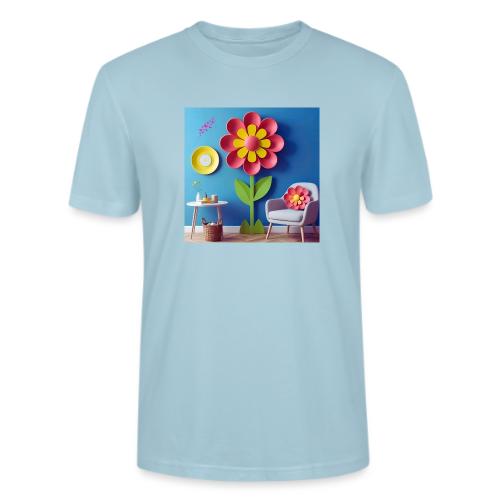 Flower design and harmony of environmental well-be - Stanley/Stella Crafter Unisex Organic T-Shirt