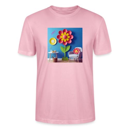 Flower design and harmony of environmental well-be - Stanley/Stella Crafter Unisex Organic T-Shirt