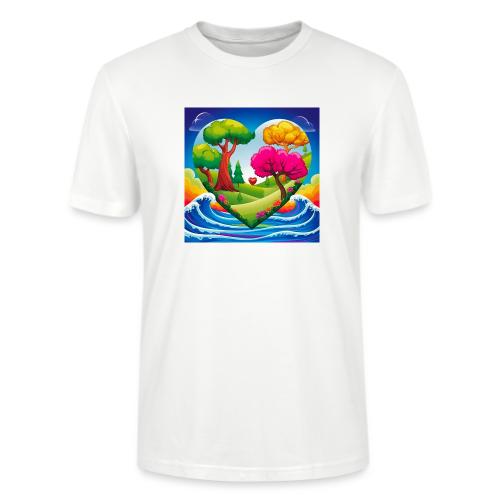 Heart, fantasy, landscapes, nature, fantasy - Stanley/Stella Crafter Unisex Organic T-Shirt