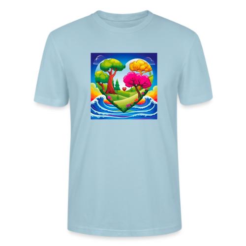 Heart, fantasy, landscapes, nature, fantasy - Stanley/Stella Crafter Unisex Organic T-Shirt