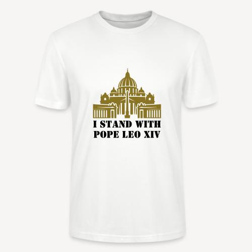 I STAND WITH POPE LEO XIV - Stanley/Stella Crafter Unisex Organic T-Shirt