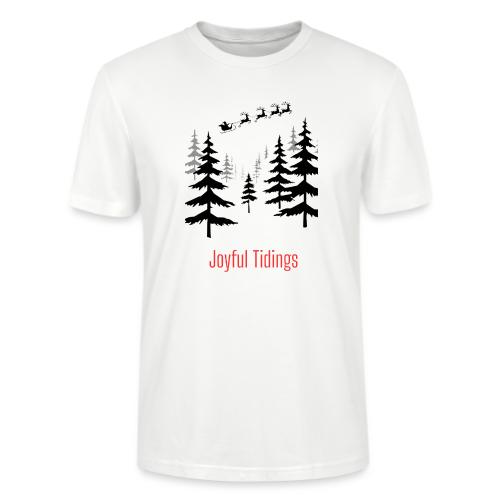 Joyful Tidings Christmas T-Shirt - Stanley/Stella Crafter Unisex Organic T-Shirt