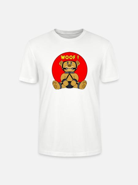 Woof - Stanley/Stella Crafter Unisex Organic T-Shirt - white
