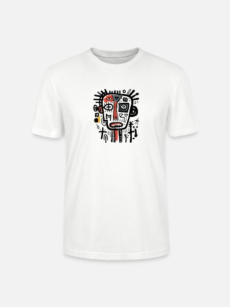 unique character design - Stanley/Stella Crafter Unisex Organic T-Shirt - white