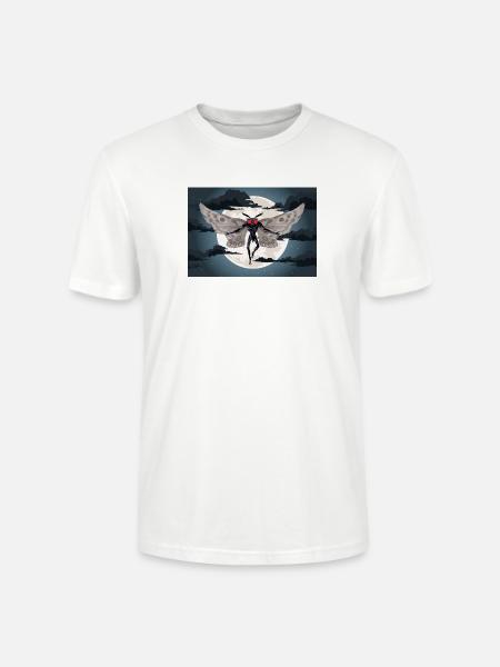 the mothman - Stanley/Stella Crafter Unisex Organic T-Shirt - white
