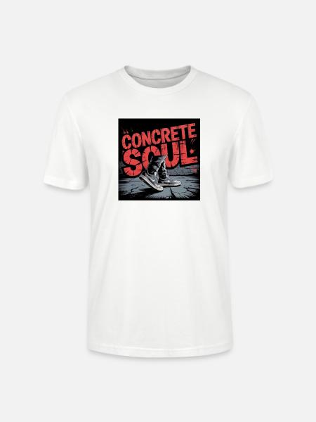 Concrete Soul Street Art Design - Stanley/Stella Crafter Unisex Organic T-Shirt - white