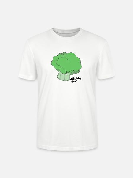 Chubby Bro - Stanley/Stella Crafter Unisex Organic T-Shirt - white
