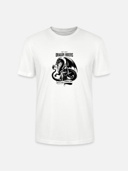 Dragon Riders Banner - Stanley/Stella Crafter Unisex Organic T-Shirt - white