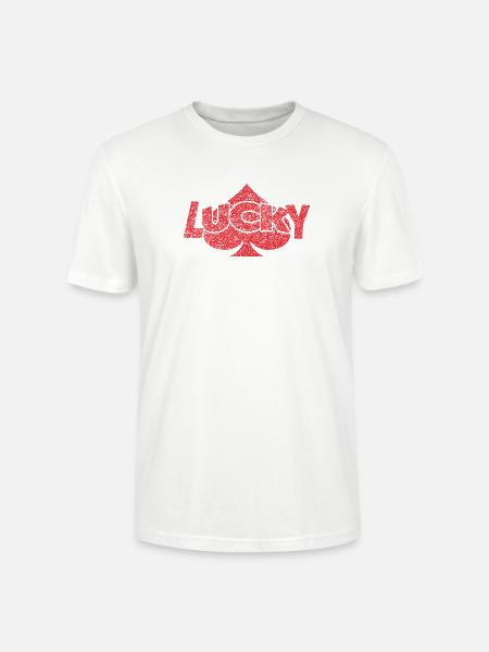 Lucky Spade - Stanley/Stella Crafter Unisex Organic T-Shirt - white