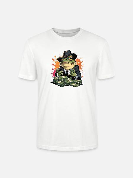 Exaggerated Expression Vector Illustration - Stanley/Stella Crafter Unisex Organic T-Shirt - white