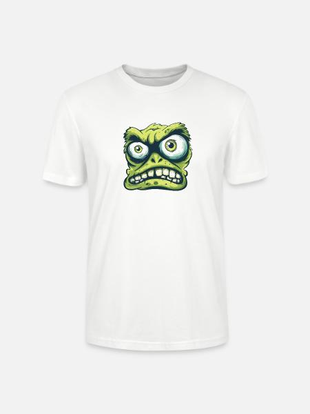 Gremlin Grin Tee - Stanley/Stella Crafter Unisex Organic T-Shirt - white