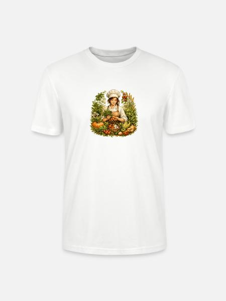 Autumn Harvest Kitchen Charm - Stanley/Stella Crafter Unisex Organic T-Shirt - white