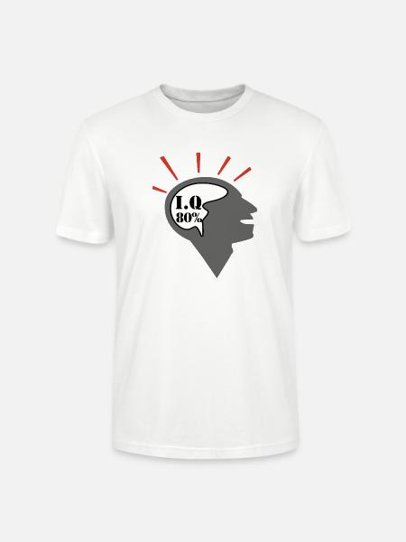 thinking man - Stanley/Stella Crafter Unisex Organic T-Shirt - white