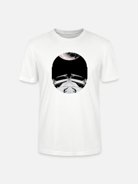 Moonlit Carfront Noir - Stanley/Stella Crafter Unisex Organic T-Shirt - white