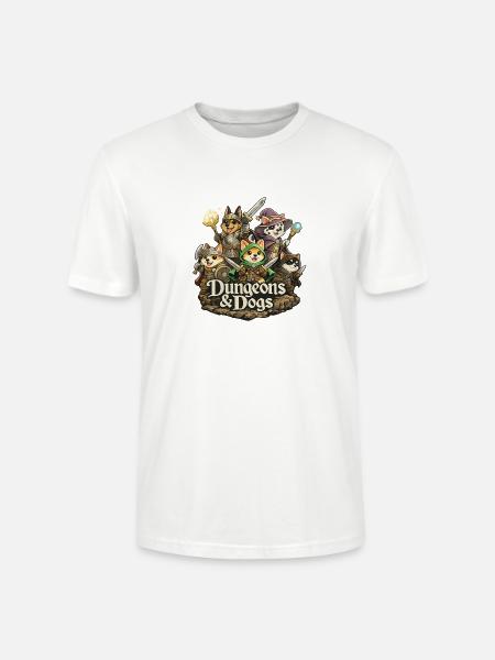 Dungeons & Dogs - Stanley/Stella Crafter Unisex Organic T-Shirt - white