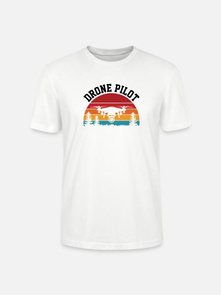 Drone Pilot - Stanley/Stella Crafter Unisex Organic T-Shirt - white
