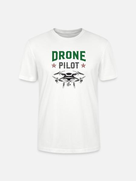 Drone Pilot - Stanley/Stella Crafter Unisex Organic T-Shirt - white