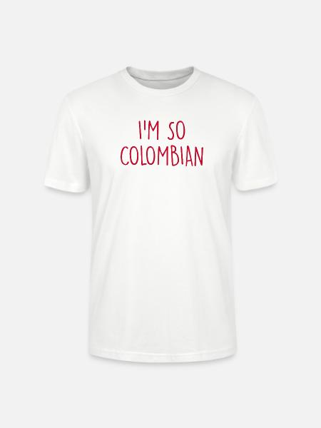 I'm so Colombian Colombia - Stanley/Stella Crafter Unisex Organic T-Shirt - white