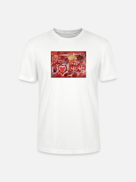 Connected Alone - Stanley/Stella Crafter Unisex Organic T-Shirt - white