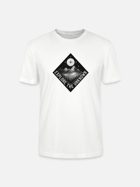 Explore the Unknown Patch - Stanley/Stella Crafter Unisex Organic T-Shirt - white