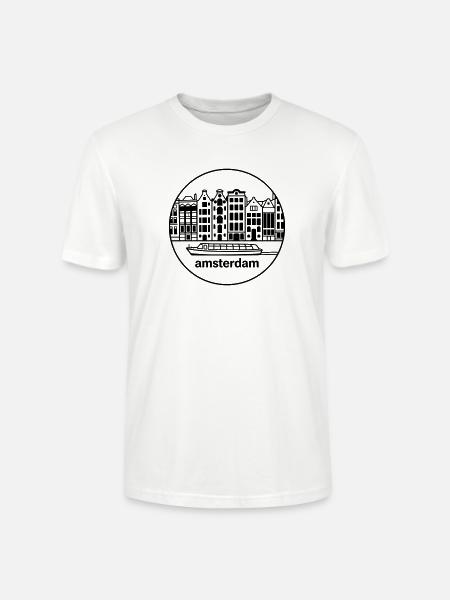 amsterdam - Stanley/Stella Crafter Unisex Organic T-Shirt - white