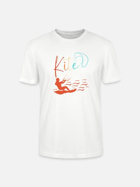 Kitesurfing Kite Water Sports - Stanley/Stella Crafter Unisex Organic T-Shirt - white
