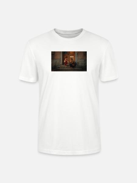 Stairs Exchange Quiet Kindness - Stanley/Stella Crafter Unisex Organic T-Shirt - white